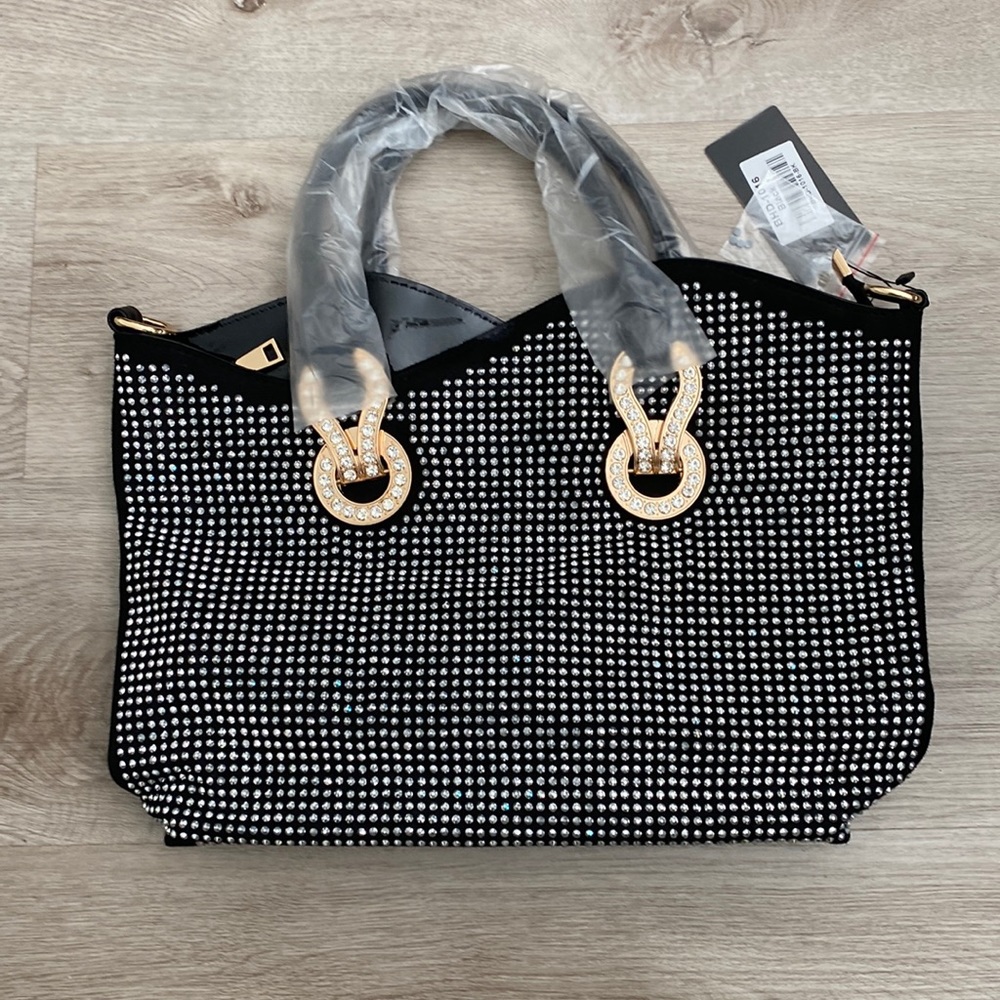 Handbag Rhinestones in Black